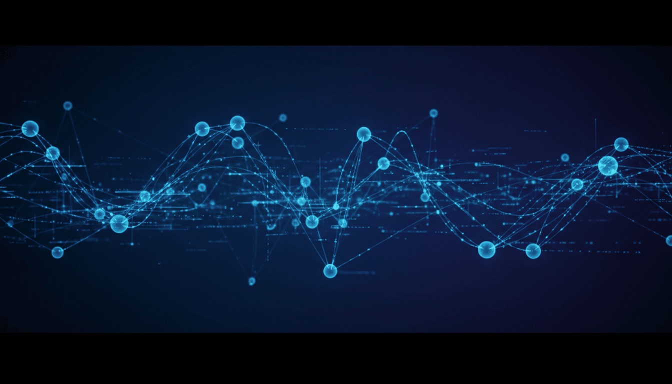 Abstract digital network background with data connection lines